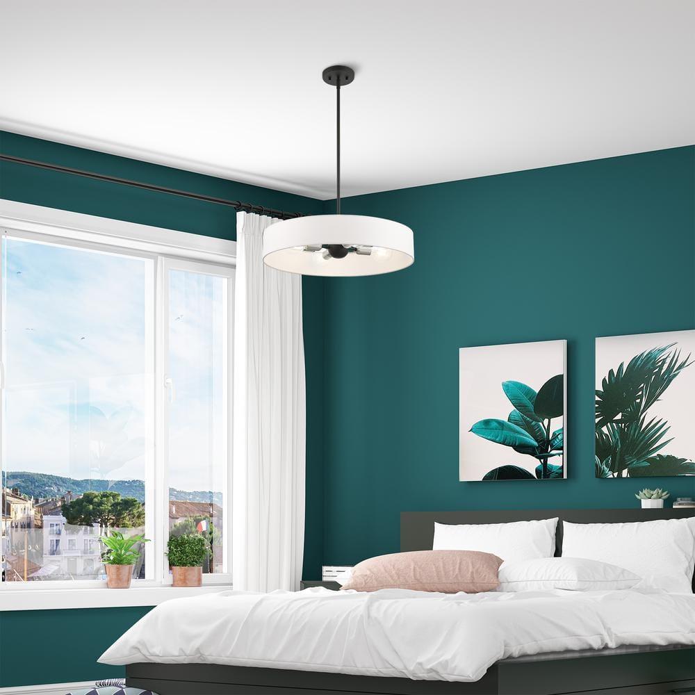 4 - Light Drum Chandelier