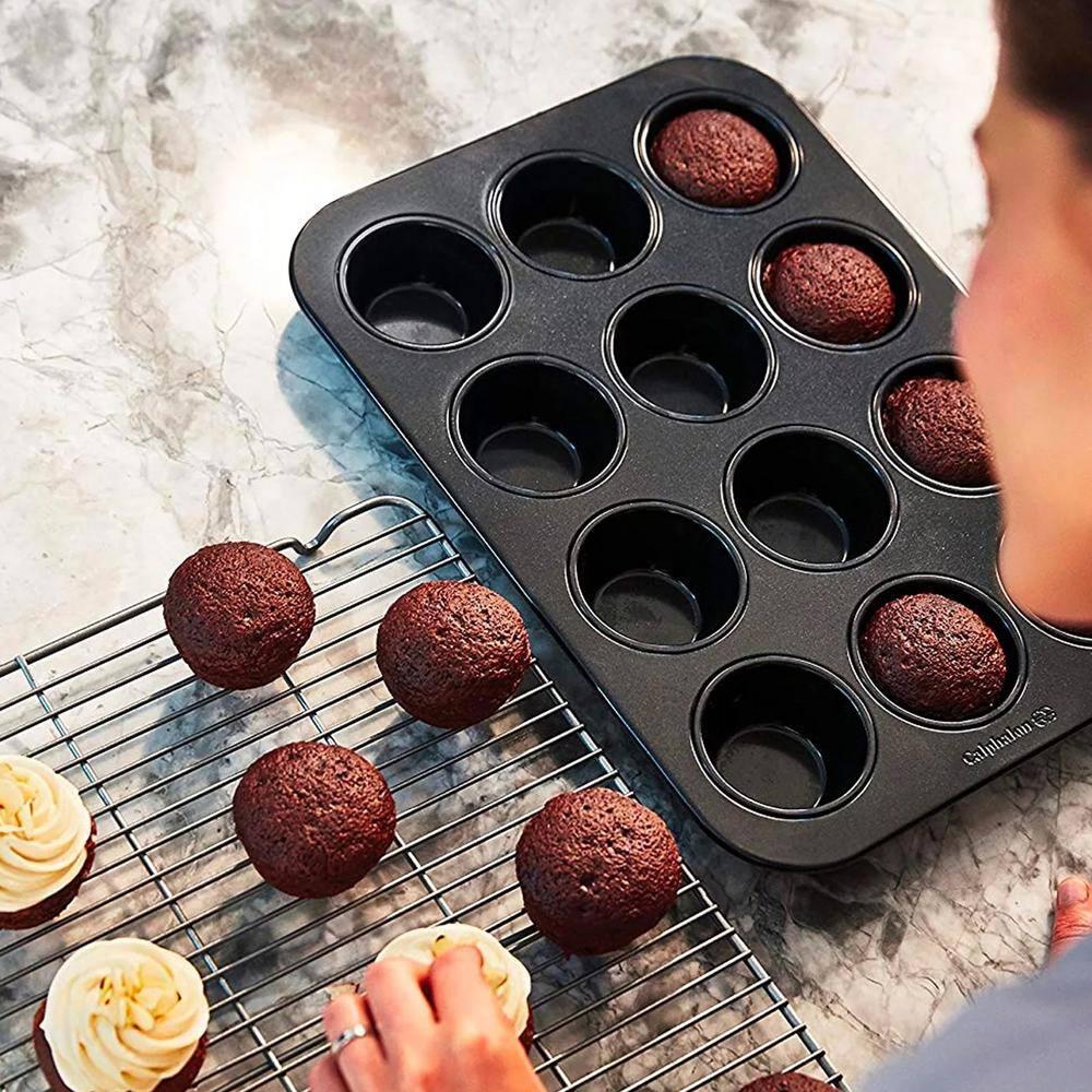 Calphalon Nonstick Bakeware 12-cup Cupcake and Muffin Pan