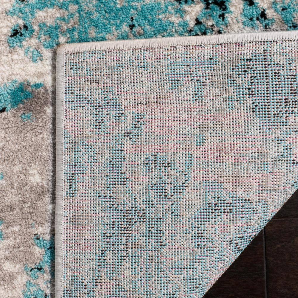 SAFAVIEH Skyler Joisse Abstract Area Rug, Blue/Ivory, 3' x 5'