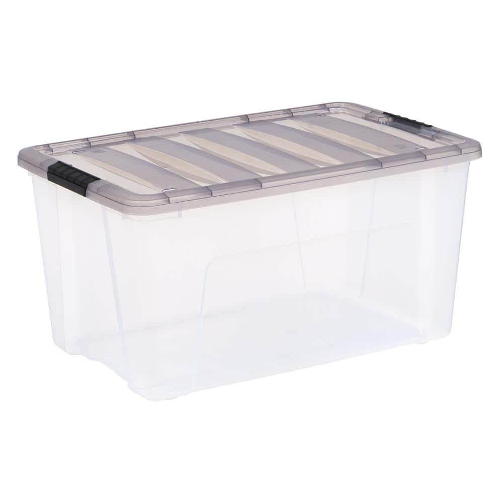 72 Qt [18 GAL] Stack & Pull Storage Box