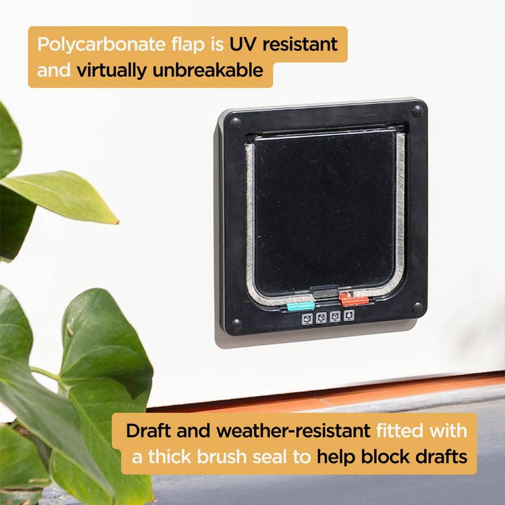 Hakuna Pets Hakuna Plastic Door Mounted Pet Door