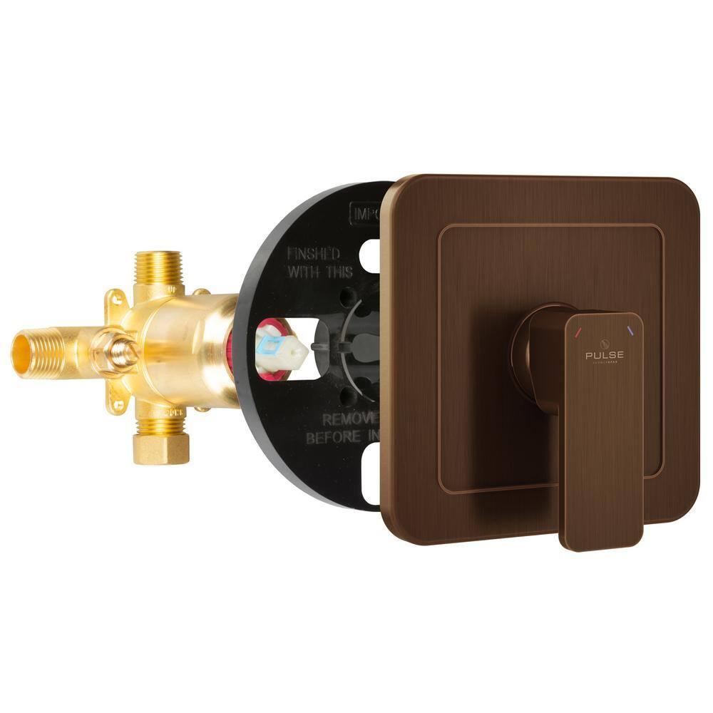 Tru-Temp Pressure Balanced Mixing Valve with Round Trim