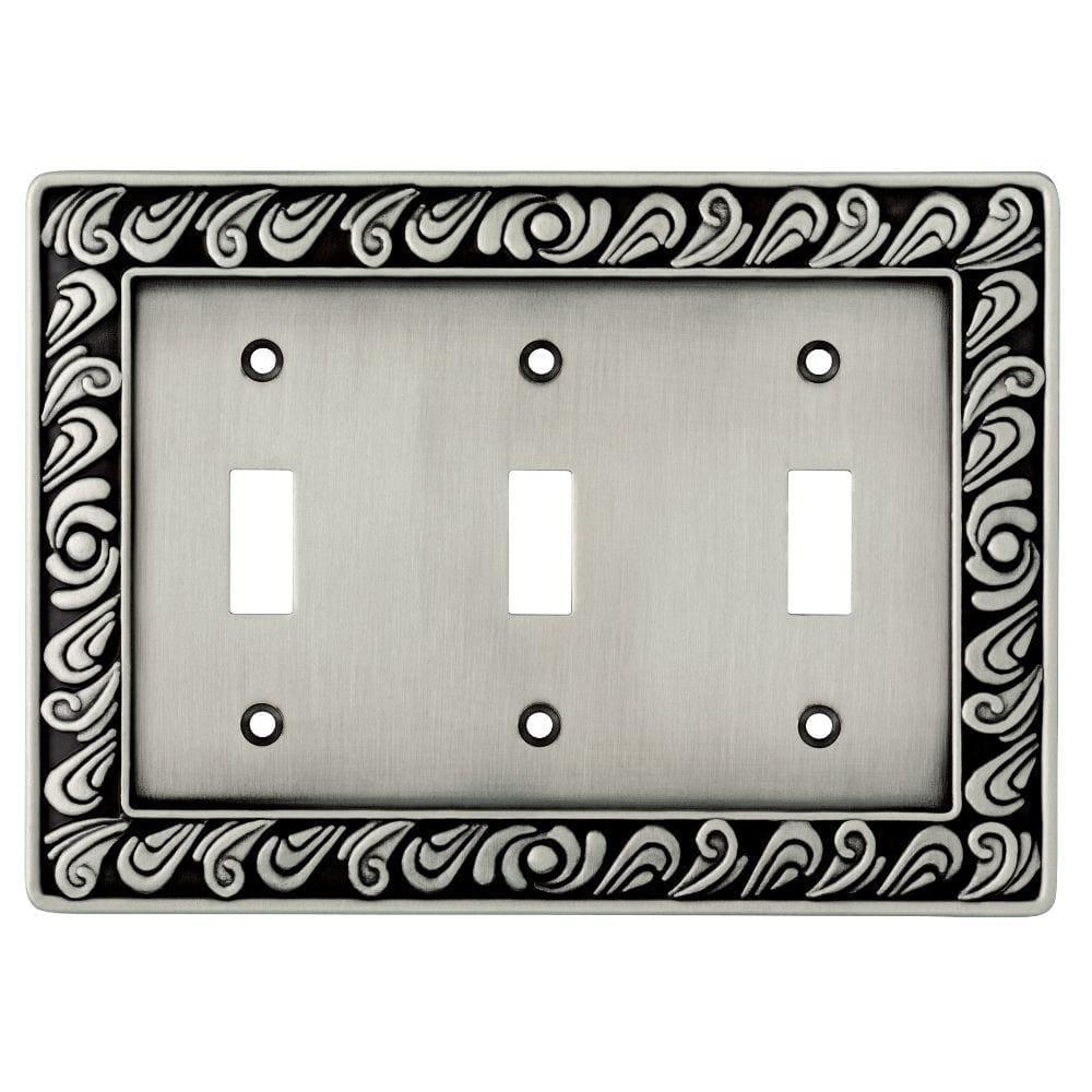 Paisley 3-Gang Toggle Light Switch Wall Plate