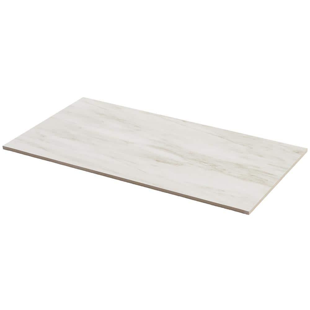 Bond Tile Saroshi 11.81 in. x 23.62 in. Matte Marble Look Porcelain Floor and Wall Tile (9.68 Sq. Ft. / Case)