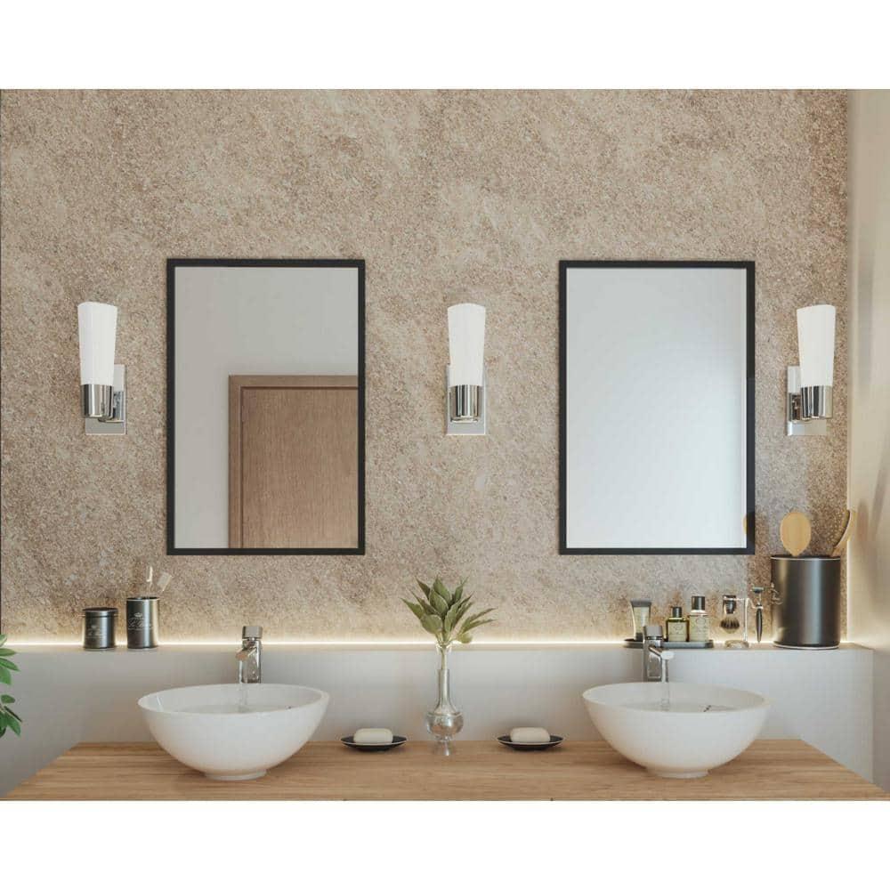 Progress Lighting P300061 Zura 1 Light 4-1/2" Wide Bathroom Sconce - Nickel