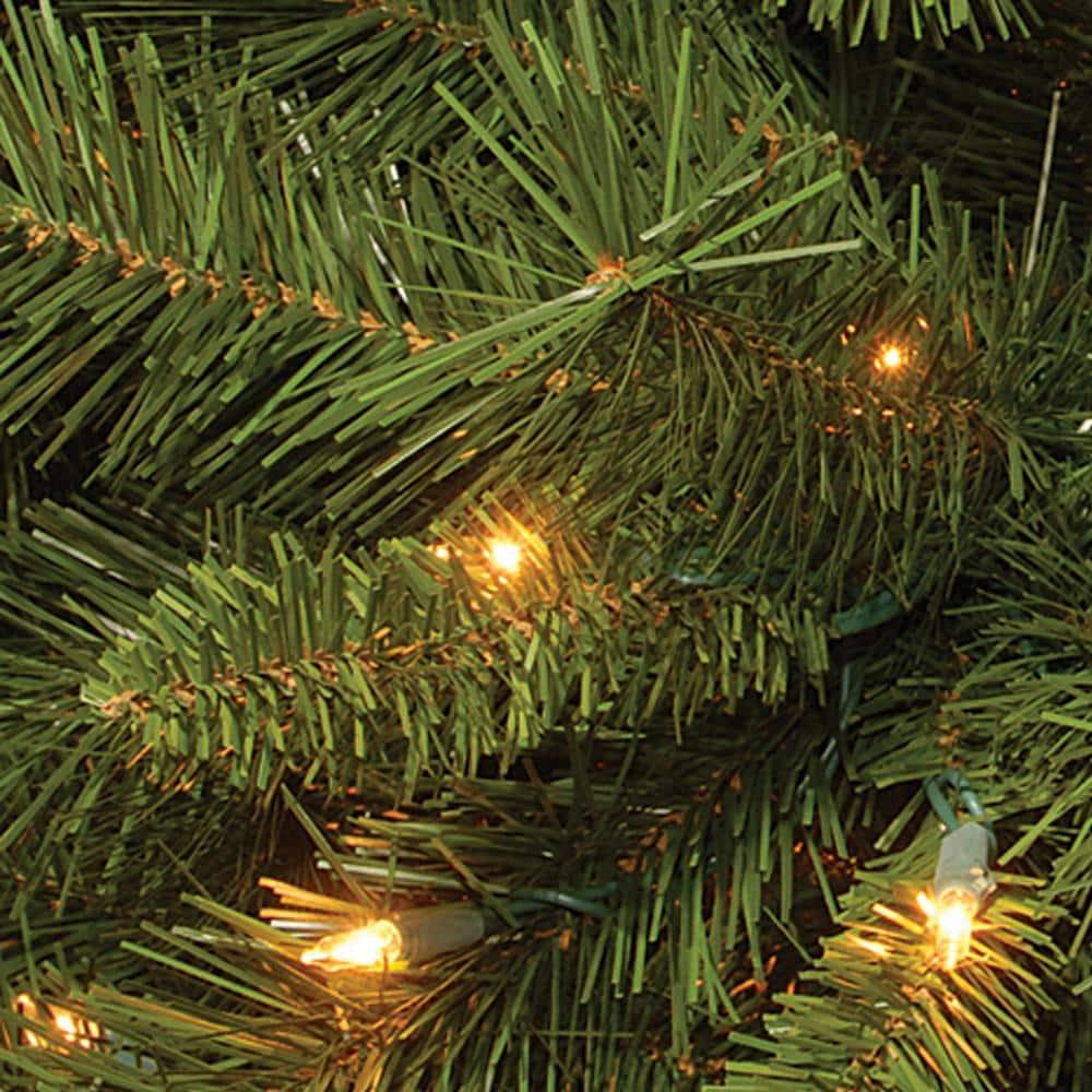 7.5' Prelit Winchester Pine Artificial Christmas Tree Clear Lights - National Tree Company