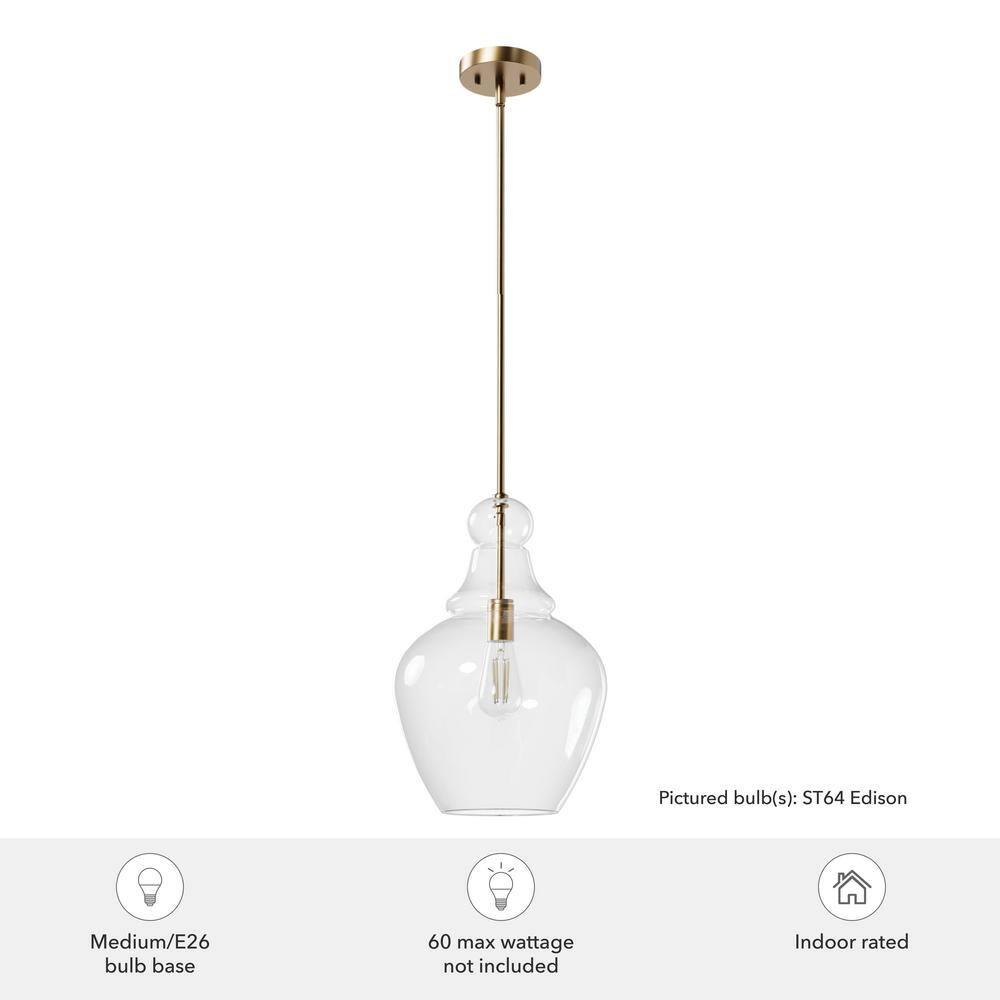 Maple Park 1 Light Bell Pendant