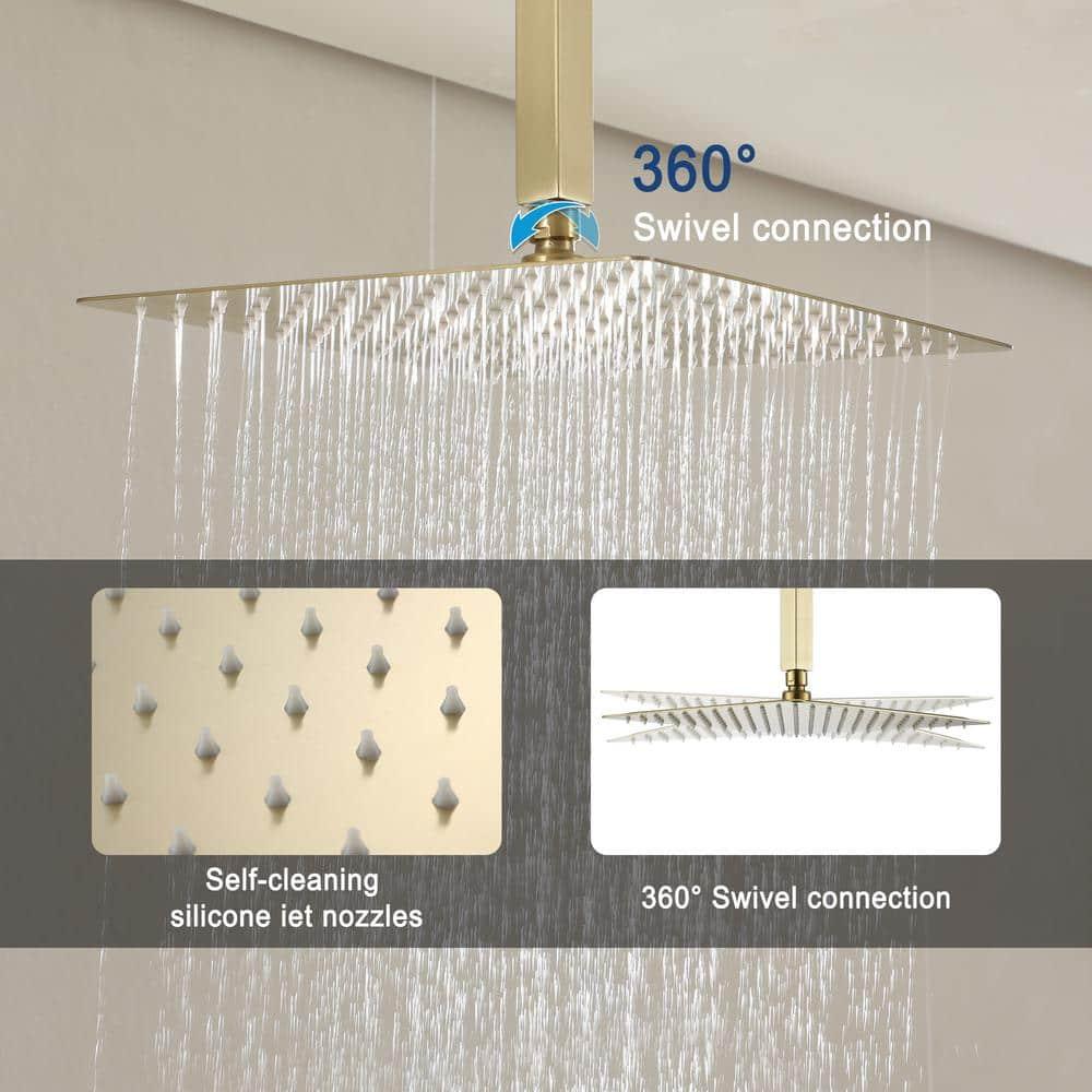 CASAINC All-In-One Kit with Rough in-Valve CS3602-12BG