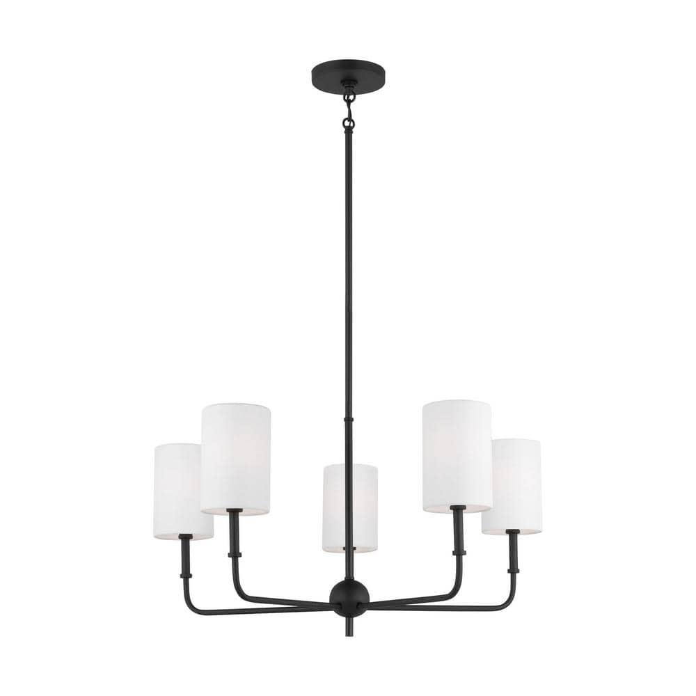 Rowley 5 Light Metal Dimmable Chandelier