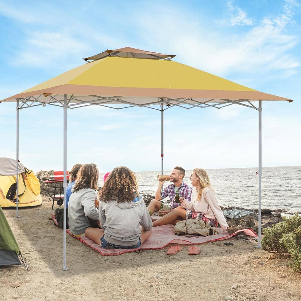 EAGLE PEAK 12 Ft. W x 12 Ft. D Steel Pop-Up Canopy