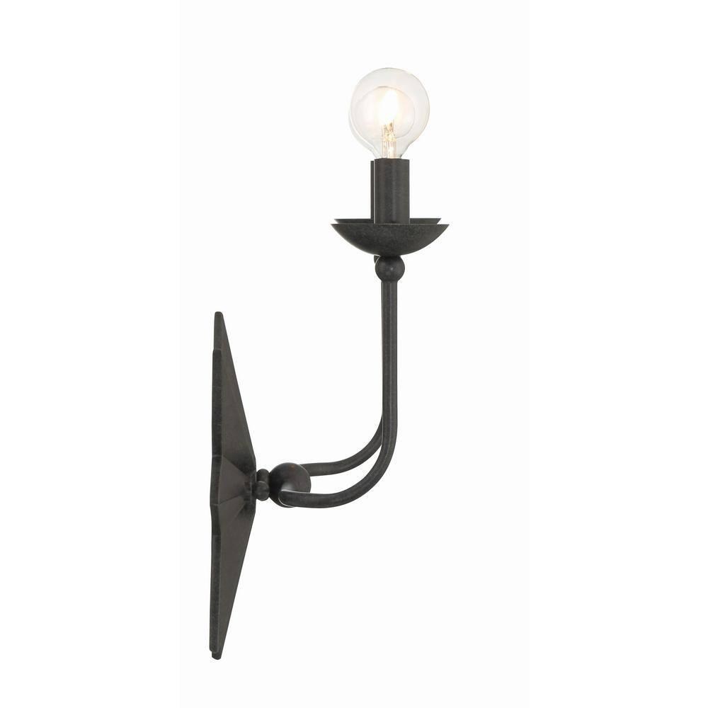 Crystorama Lighting Astro 2 - Light Sconce in  Black