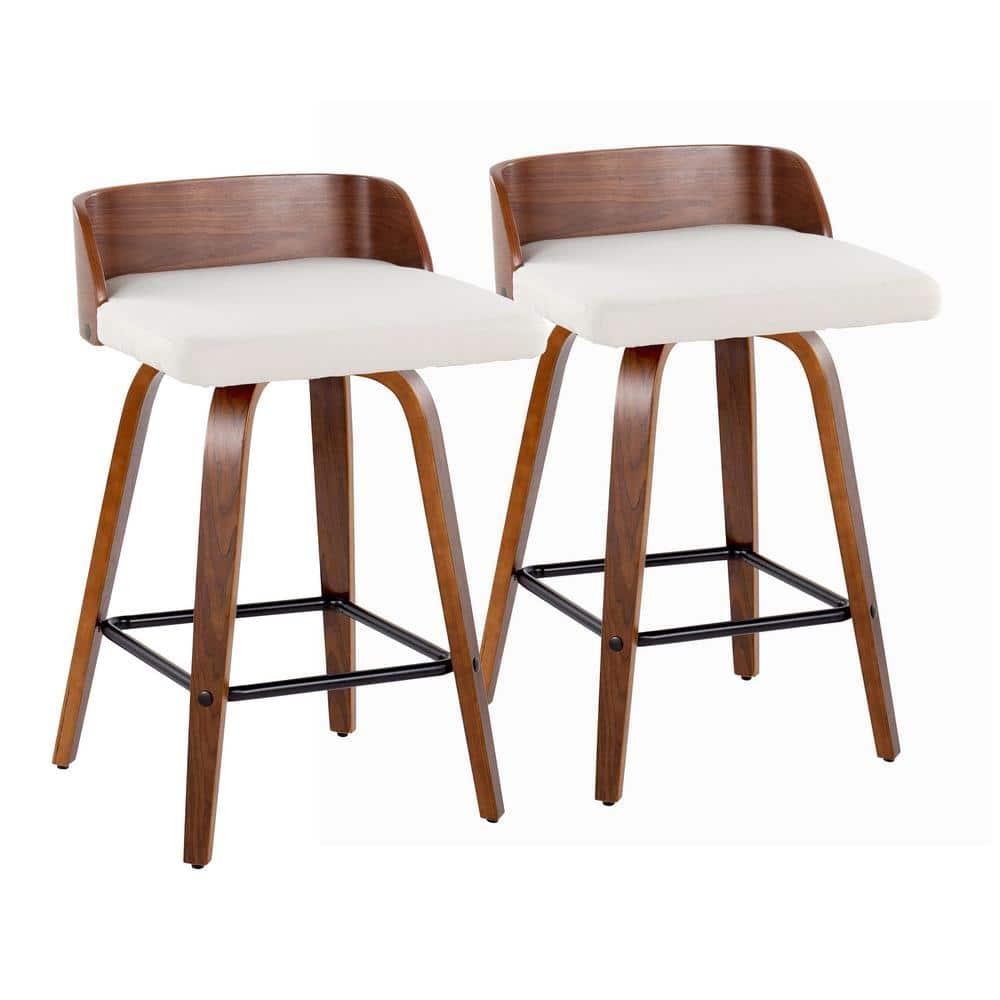 Swivel Upholstered Counter Stool