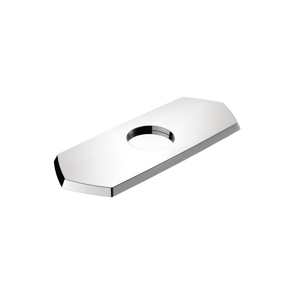 Hansgrohe Base Plate For Single-Hole Faucets7-Inch TransitionalBase Plate For Bathtub Faucet In Brushed Nickel, 04819820