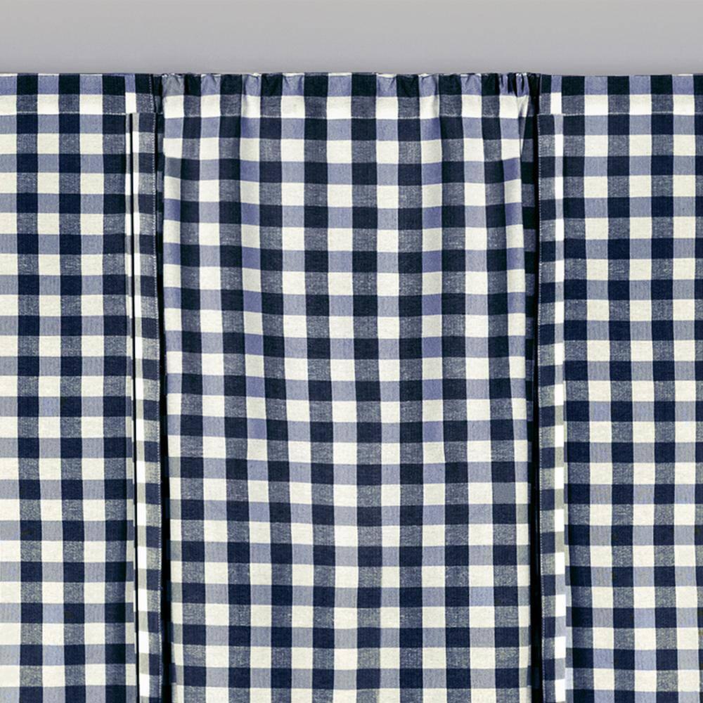 Achim Indoor/Outdoor Light Filtering Rod Pocket Curtain Pair, 1.25" x 9.25"