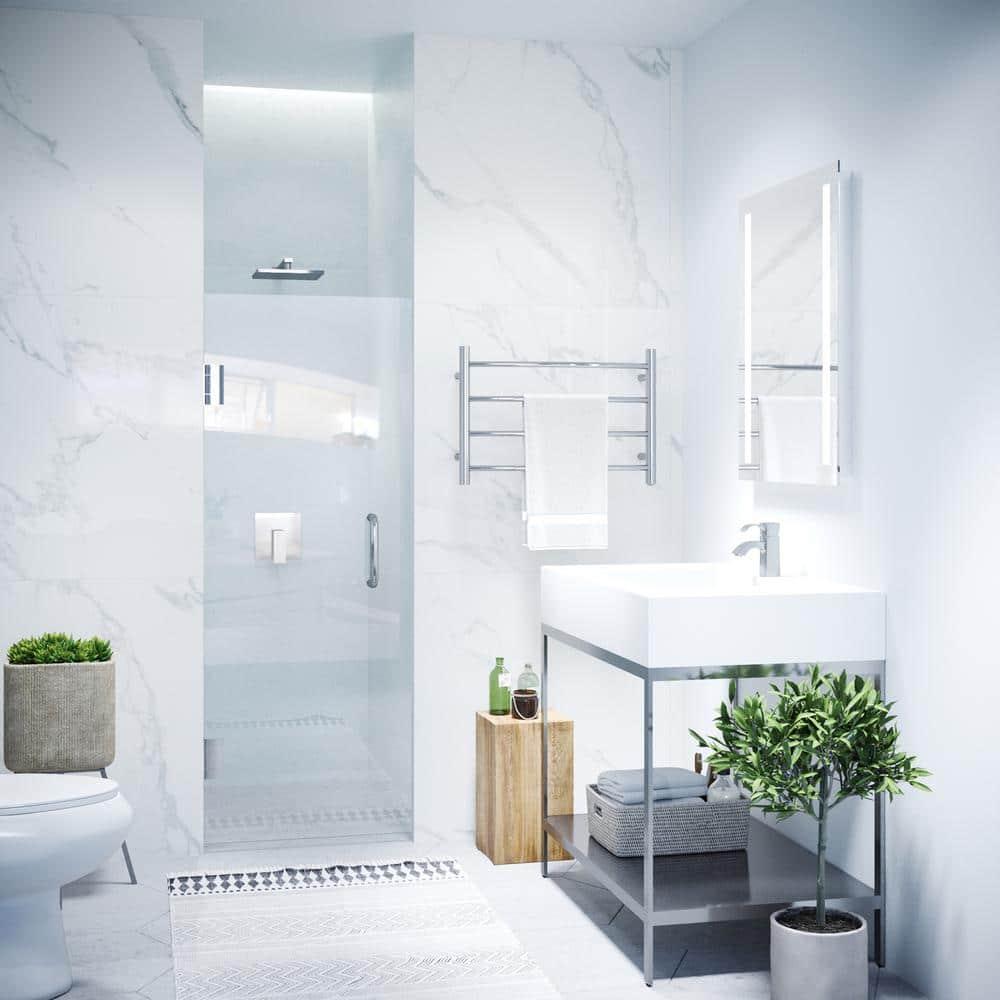 Fellow Series 30" x 72" Hinged Frameless Shower Door
