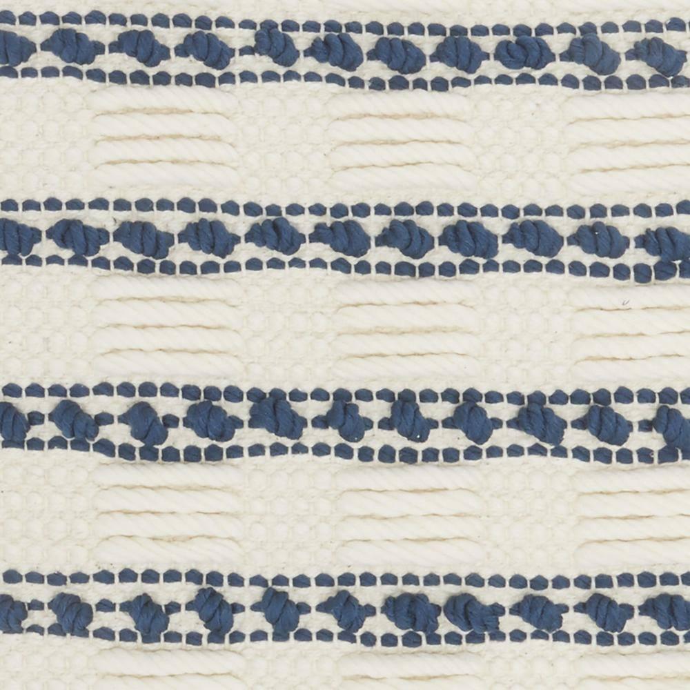 Mina Victory Striped Cotton, Polyester Throw Pillow
