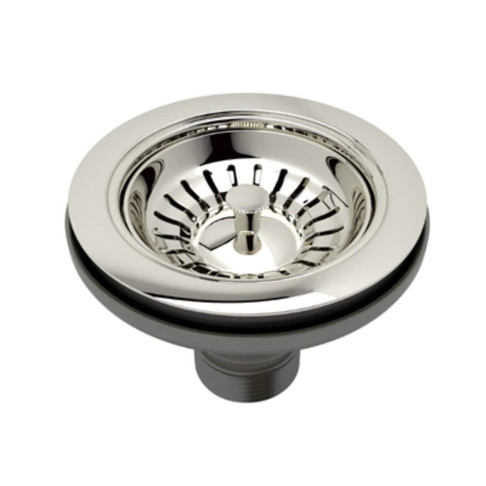 Rohl 735PN Inca Brass Basket Strainer without Pop-Up