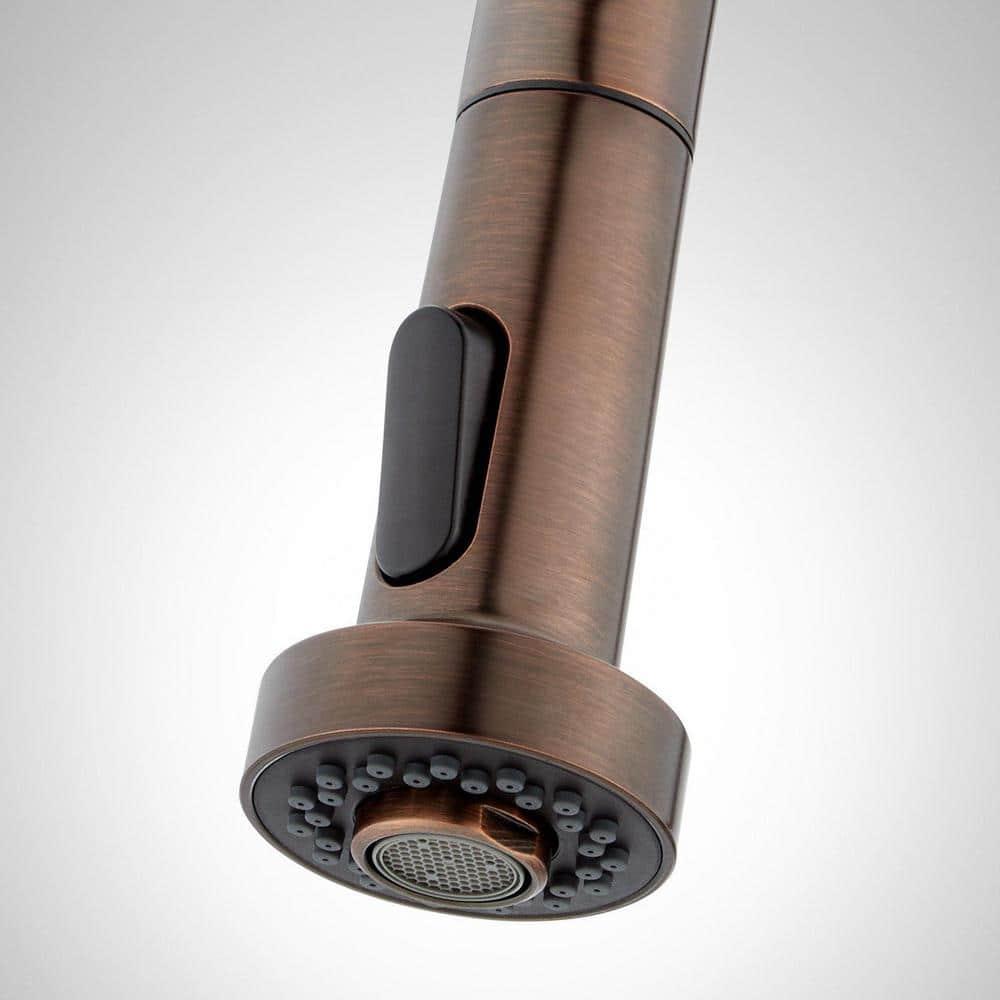 Oil Rubbed Bronze Single Handle Pull-Down Kitchen Faucet