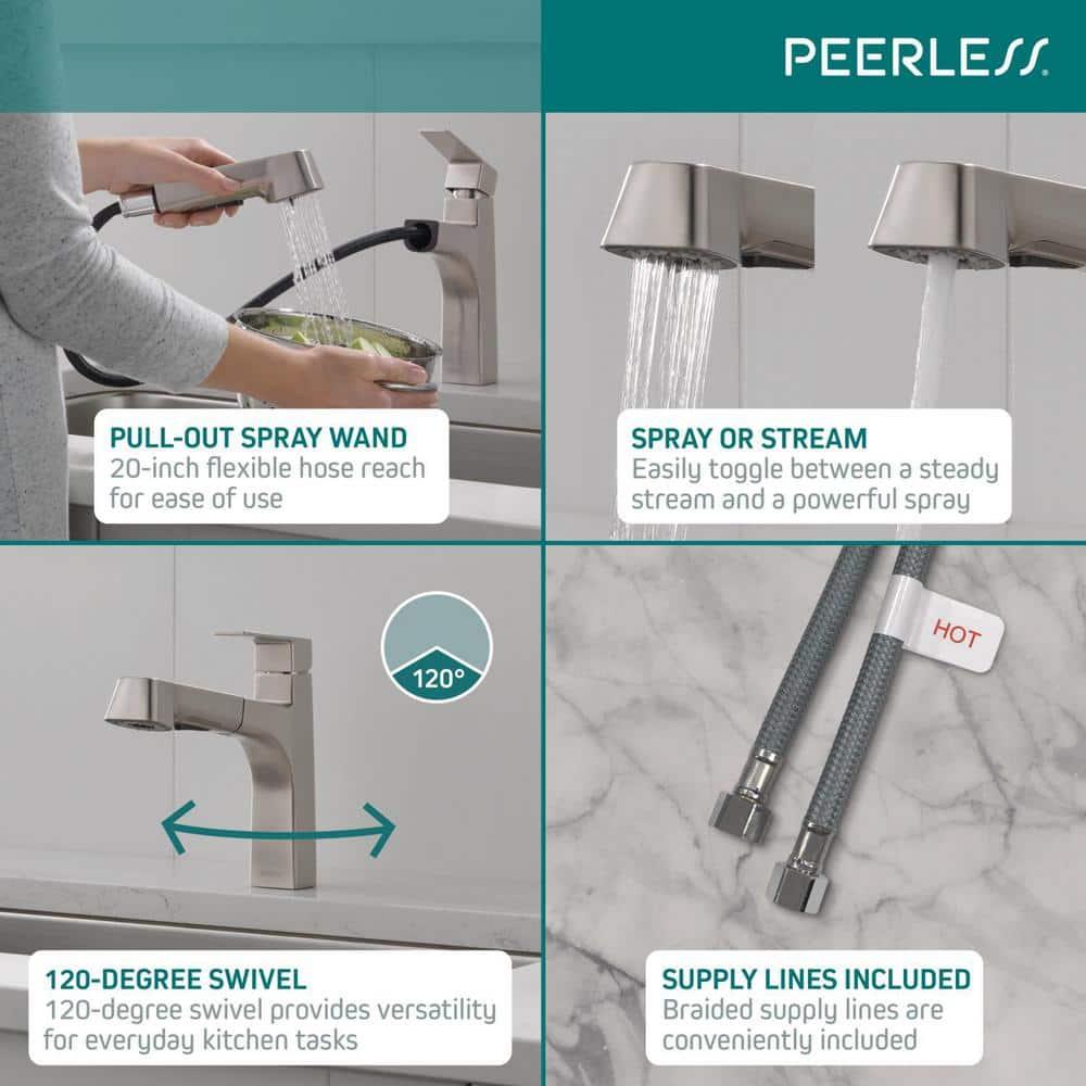 Peerless Faucets Xander Pull Out Kitchen Faucet
