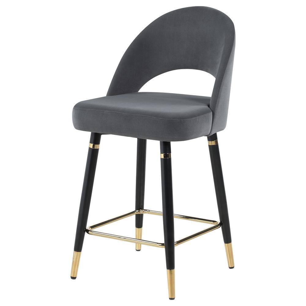 Antionette Arched Back Upholstered Counter Height Stools (Set Of 2)
