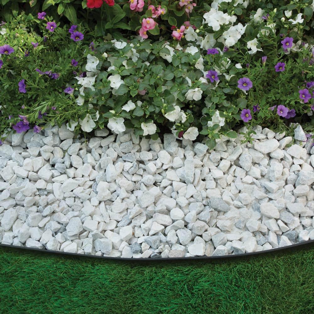 EasyFlex Heavy Duty No-Dig Landscape Edging - 50' Kit, Gray