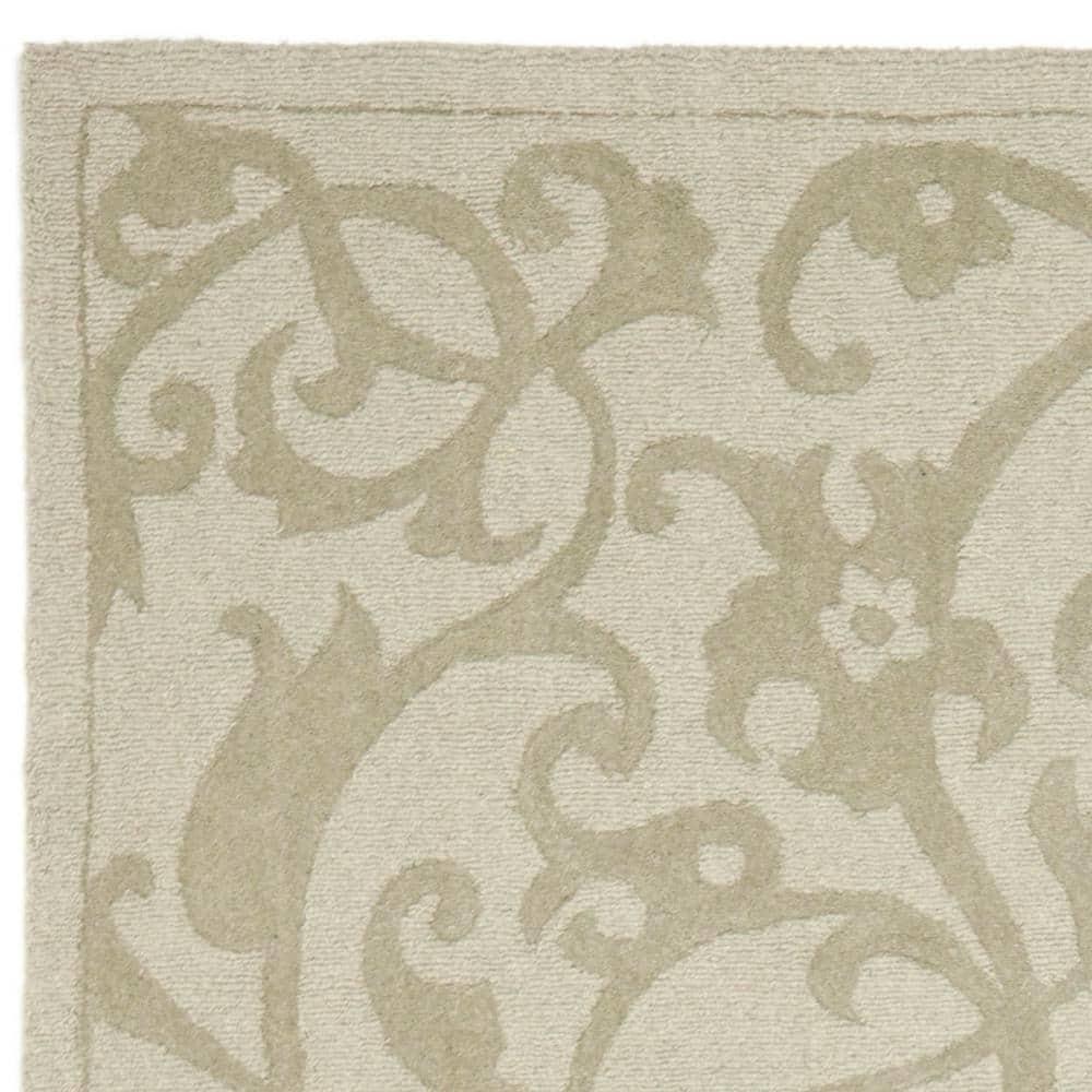 Impressions IM341 Hand Loomed Area Rug - Sage - 6'x9' - Safavieh.
