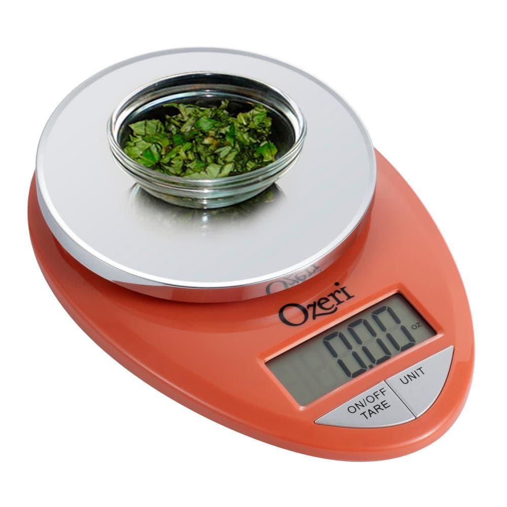 Ozeri Ozeri Pro Digital Kitchen Food Scale, 0.05 oz to 12 lbs (1 gram to 5.4 kg)