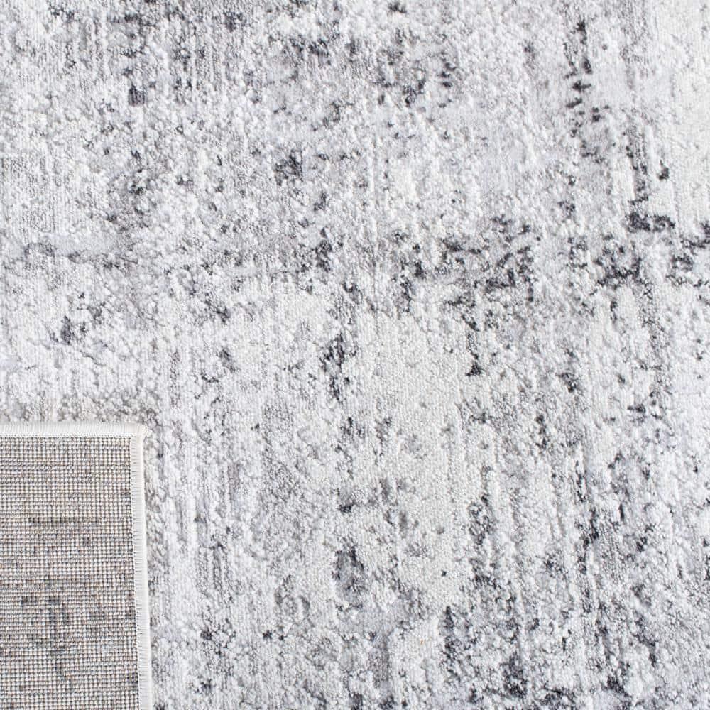 Amelia ALA700 Power Loomed Area Rug - Ivory/Grey - 6'7"x6'7" - Safavieh.