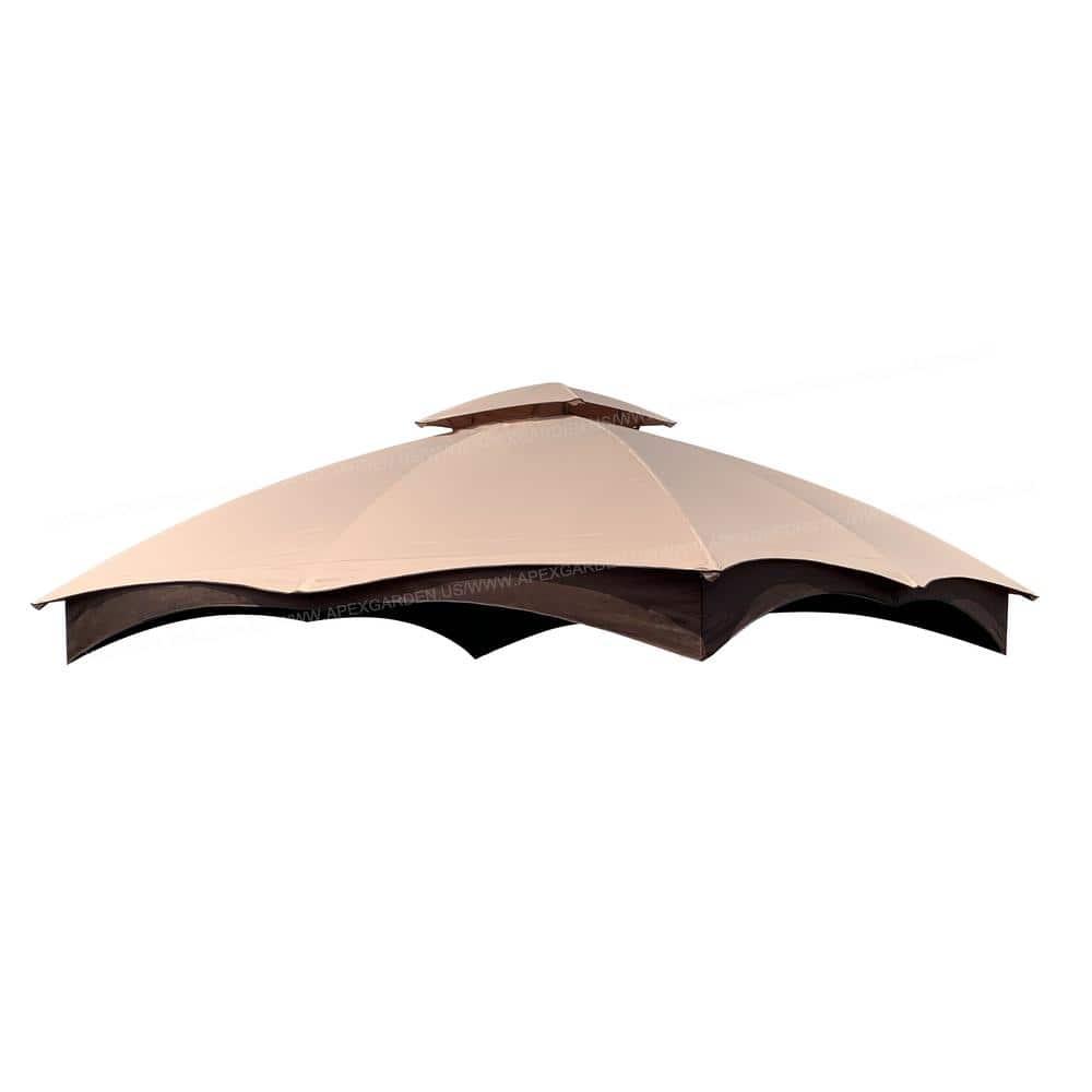 APEX GARDEN RIPSTOP Replacement Canopy Top for 10' x 12' Gazebo #TPGAZ17-002