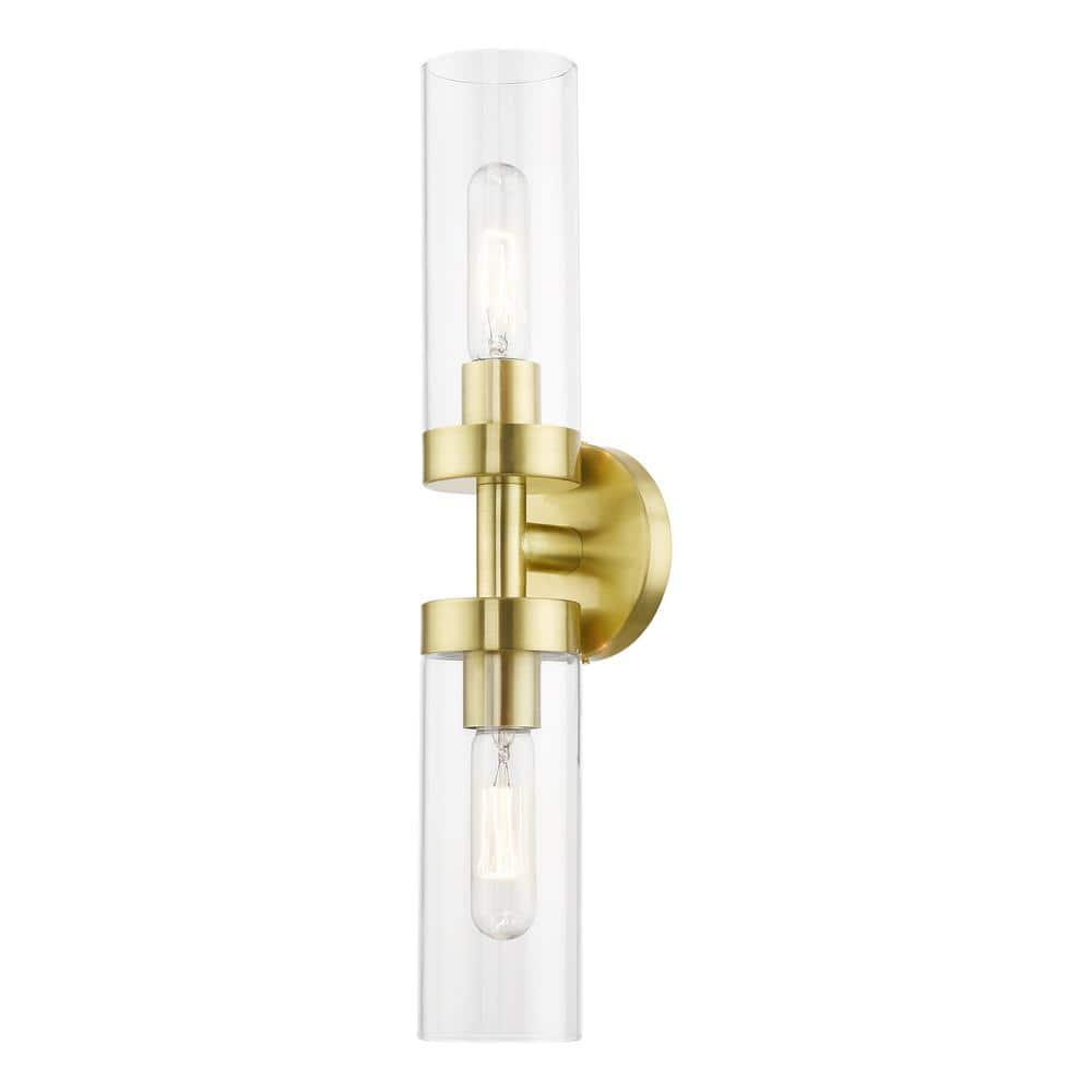 Livex Lighting Ludlow 2 - Light Vanity in  Satin Brass