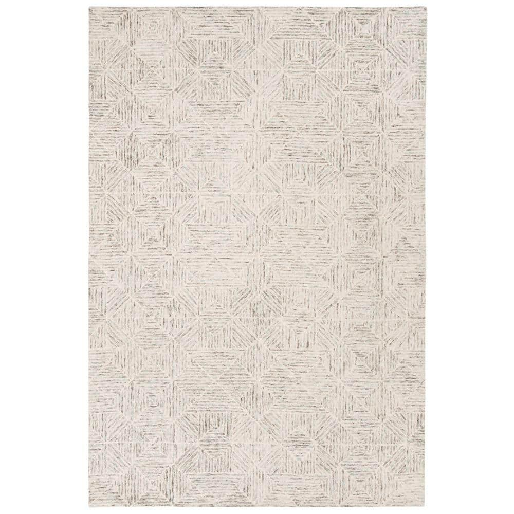 Abstract ABT763 Handmade Indoor Area Rug - Light Blue - 6'x9' - Safavieh