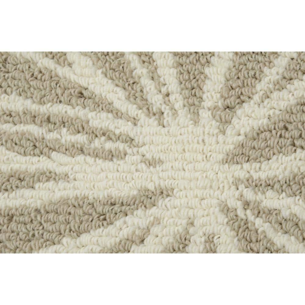Garland Rug Grand Floral Tan/Ivory Indoor Area Rug, 5' x 7'