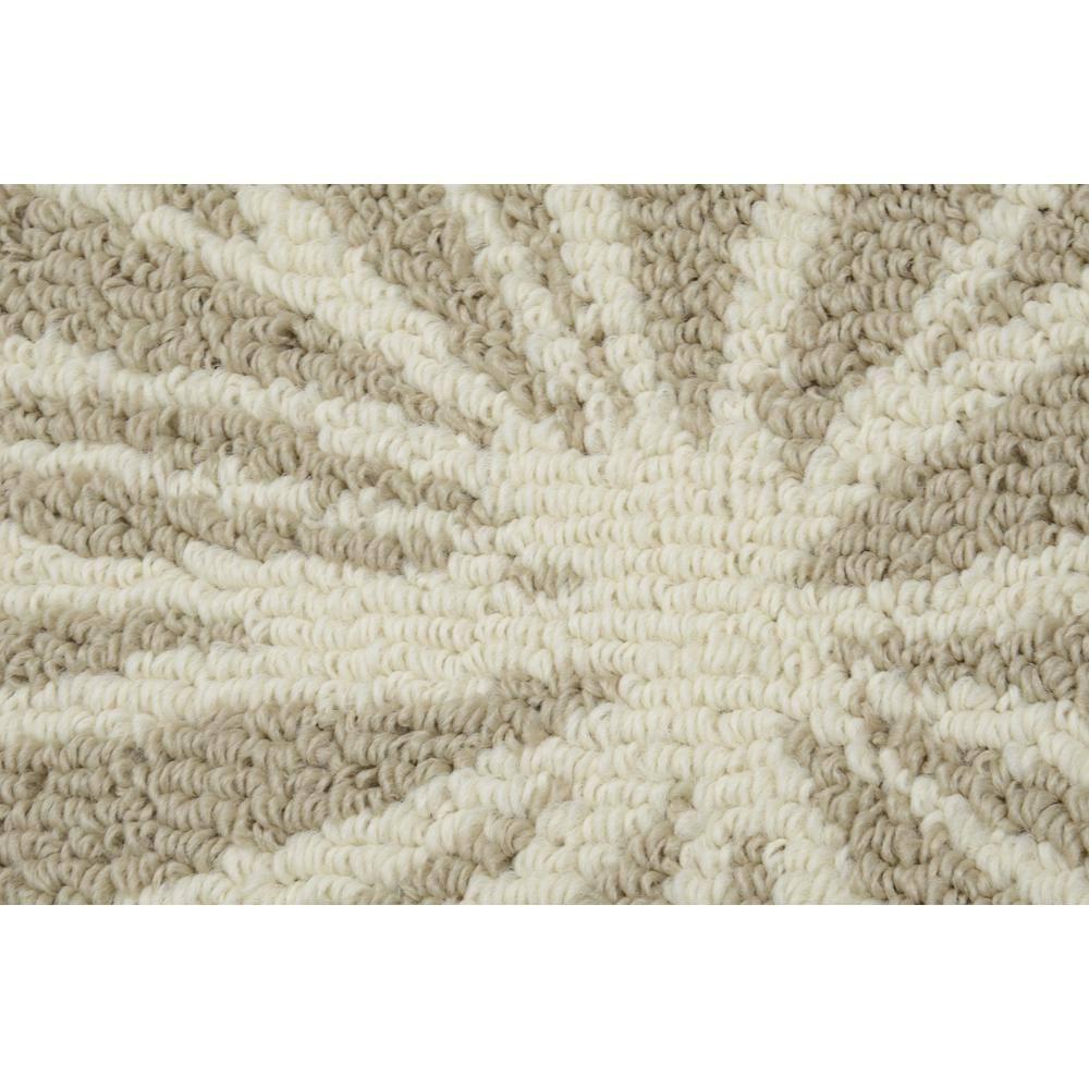 Garland Rug Grand Floral Tan/Ivory Indoor Runner Rug, 2' x 5'