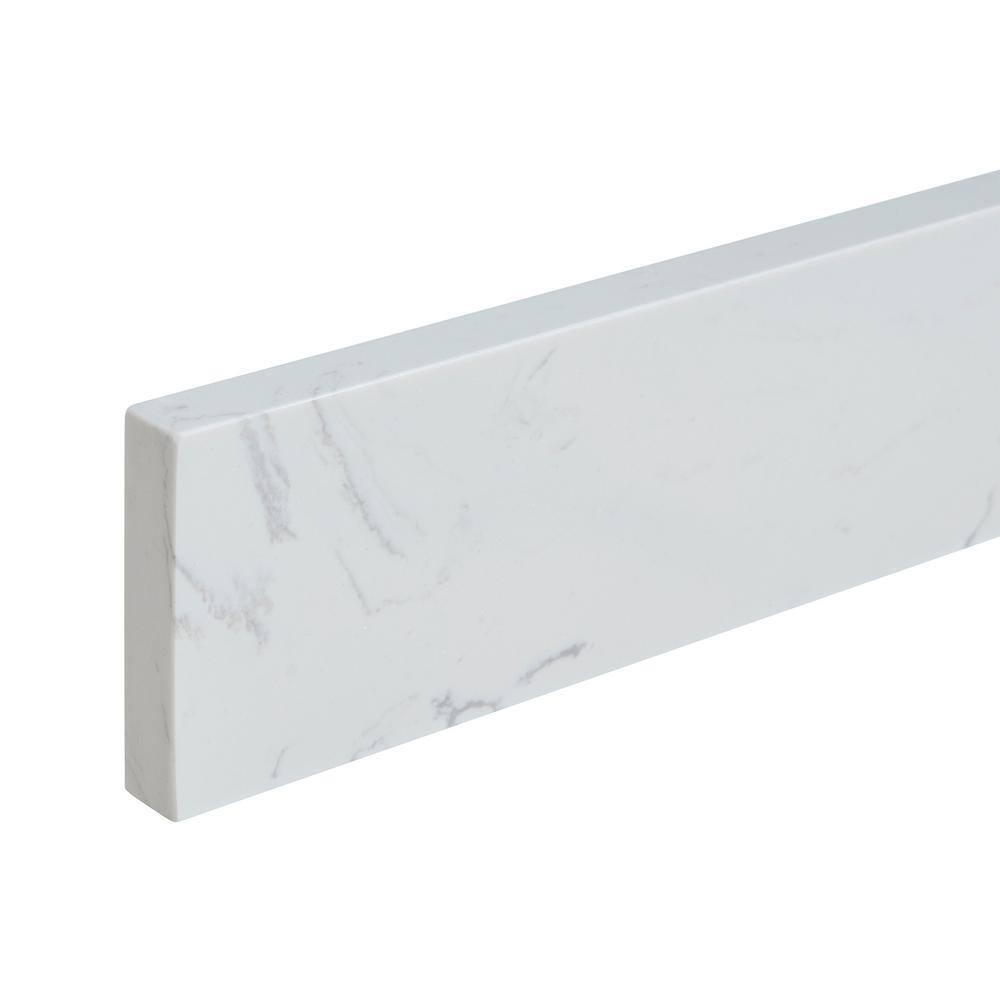 Altair Oderzo 84" Resin Double Vanity Top with Sink and 6 Faucet Holes