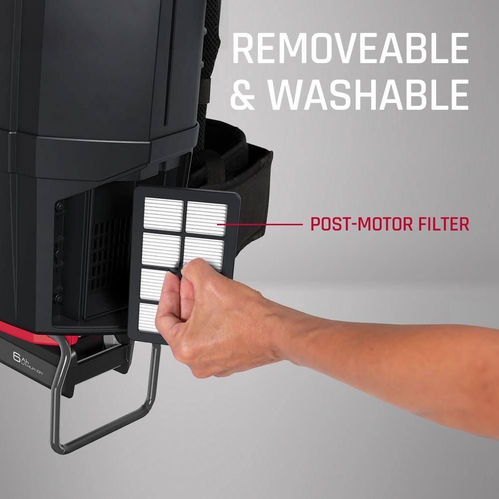 Hoover Commercial Cordless Backpack Vacuum Cleaner,40VDC CH93619