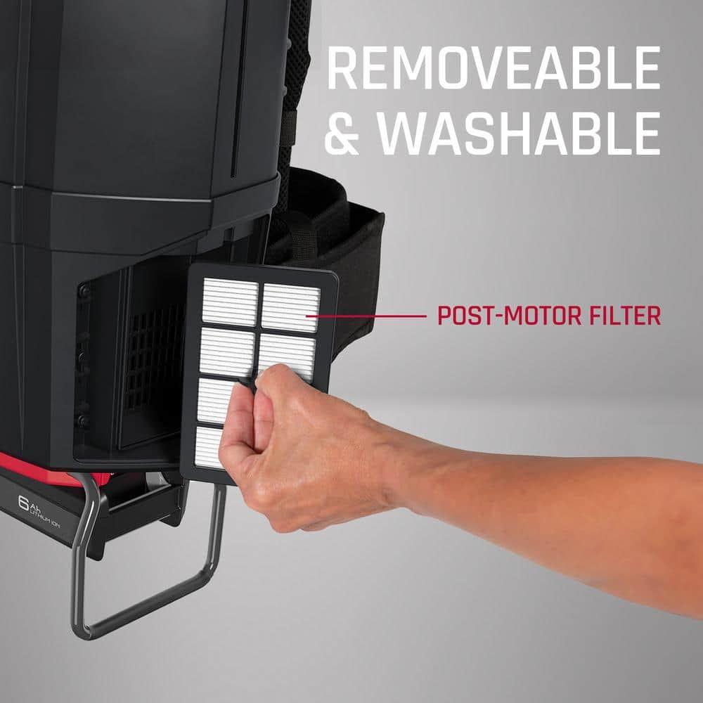 Hoover Commercial Cordless Backpack Vacuum Cleaner,40VDC CH93619