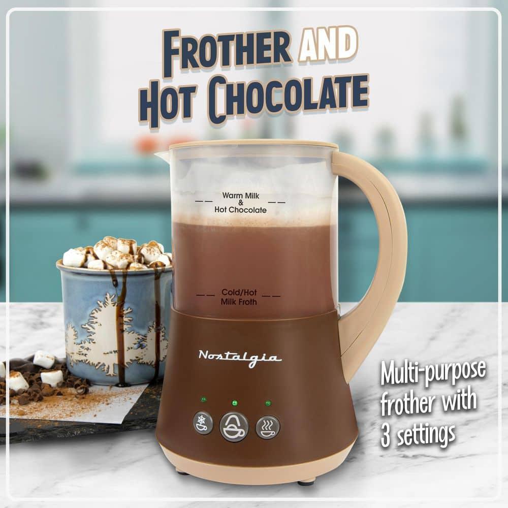 Nostalgia Nostalgia FHCM4BR Frother & Hot Chocolate Maker