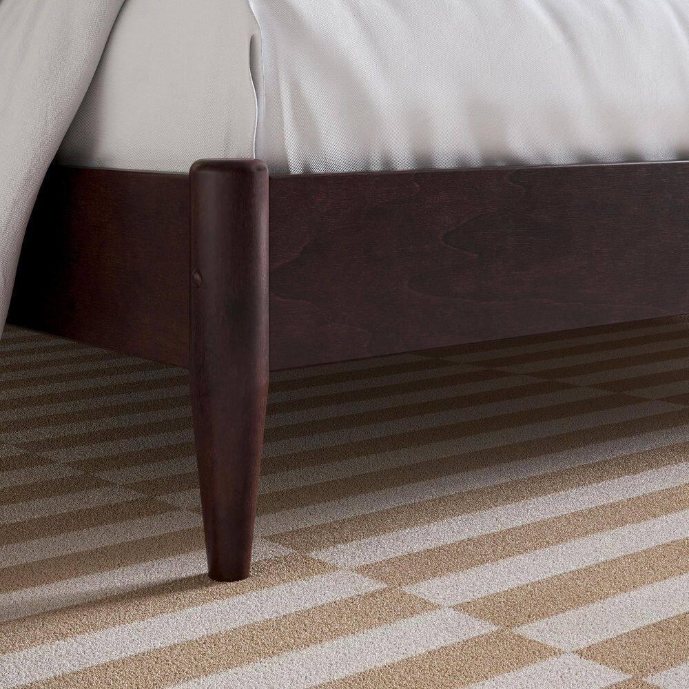 AFI Aria Queen Modern Solid Wood Low Profile Platform Bed, Espresso
