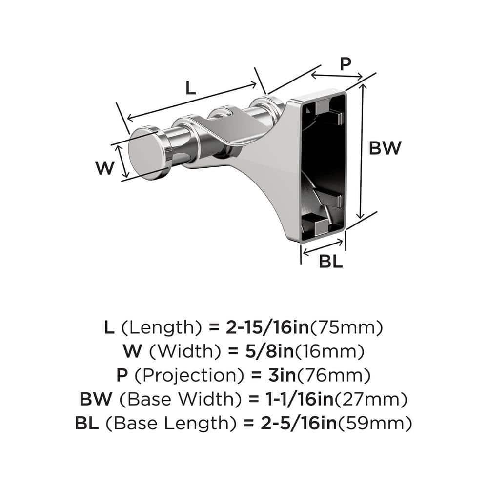 Amerock Davenport Wall Mounted Robe Hook BH3605026