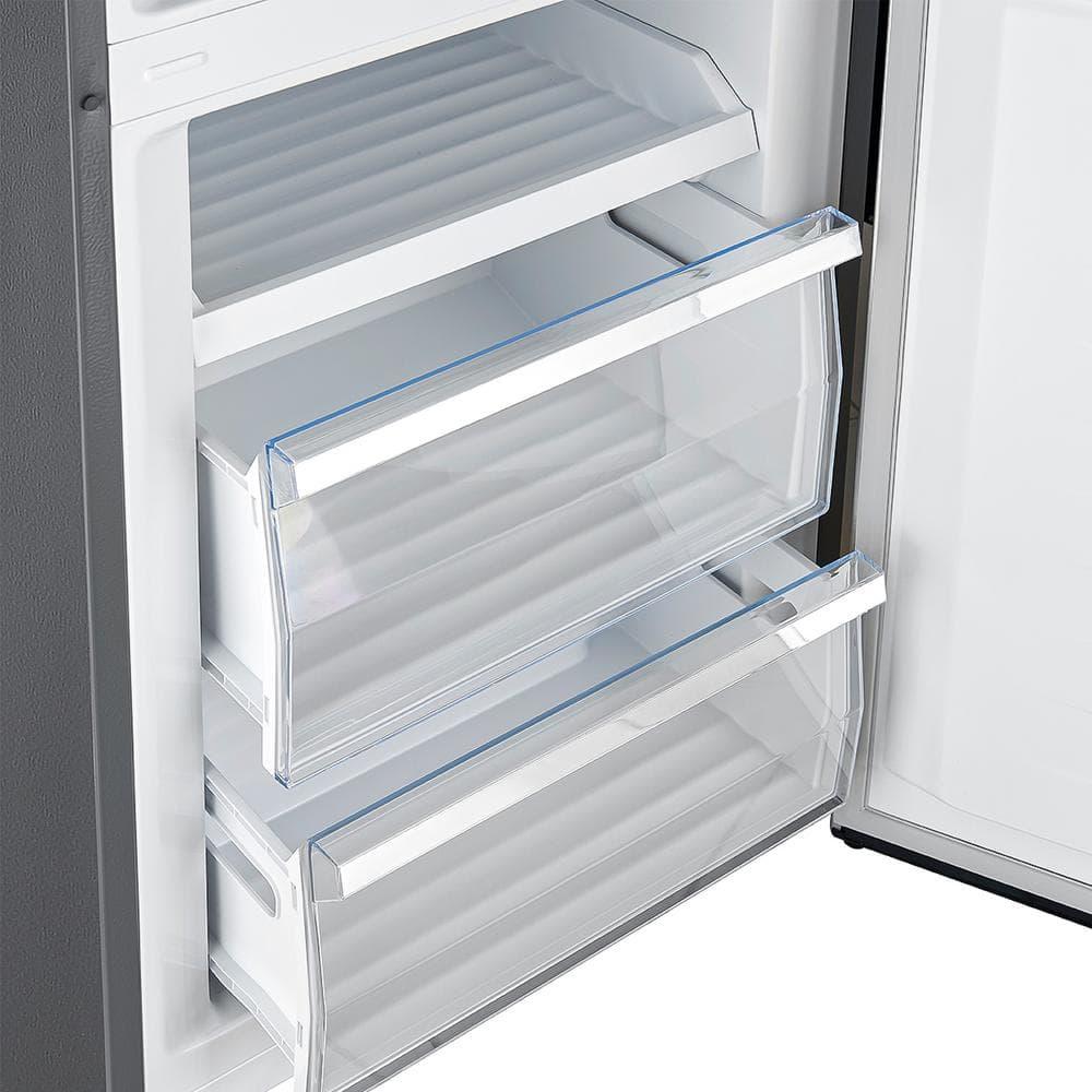 Guardia 46.8-Inch Side-by-Side Bottom Freezer Refrigerator Stainless Steel, 21.6 cu.ft.