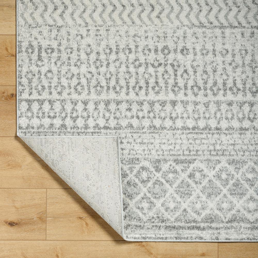 Livabliss 6'7"x9' Sweetgum Global Rug Cream: Traditional Rectangle, Medium Pile, Fade & Stain-Resistant