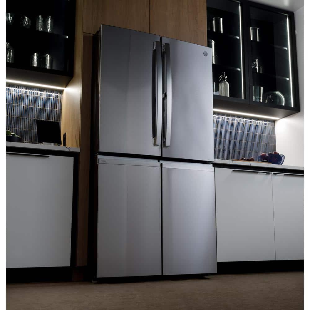 GE Profile™ Series Energy Star Smart 28 Cu. Ft. Fingerprint Resistant Quad-Door Refrigerator