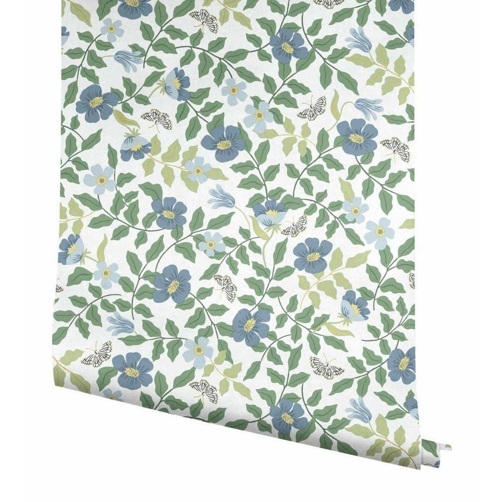 Rifle Paper Co. Primrose 20' L x 20.5" W Peel and Stick Wallpaper Roll