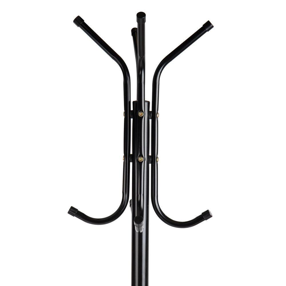 Mind Reader Mind Reader Coat Rack, Hall Tree, Freestanding, Coat Tree, Hat, Jacket, Purse, Metal, 14.75"L x 16.5"W x 69"H