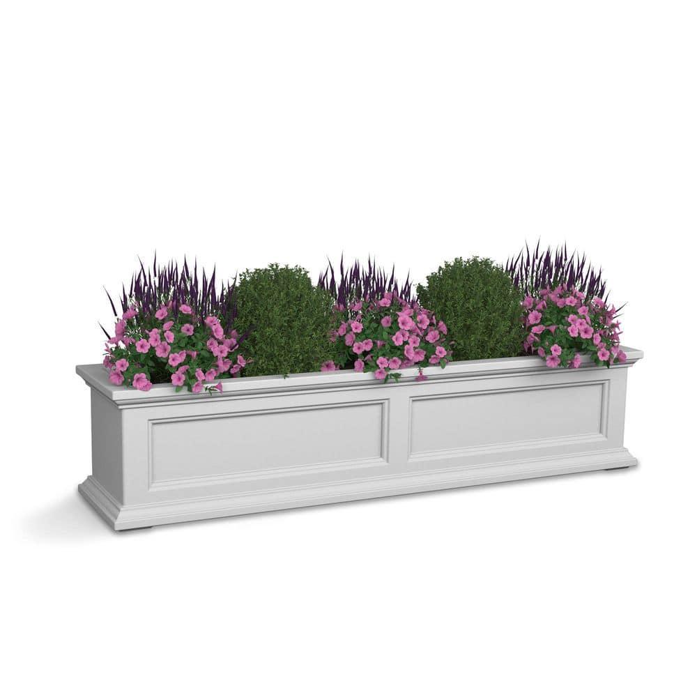 Mayne Inc. Anastasiya Resin Window Box Planter with Water Reservoir
