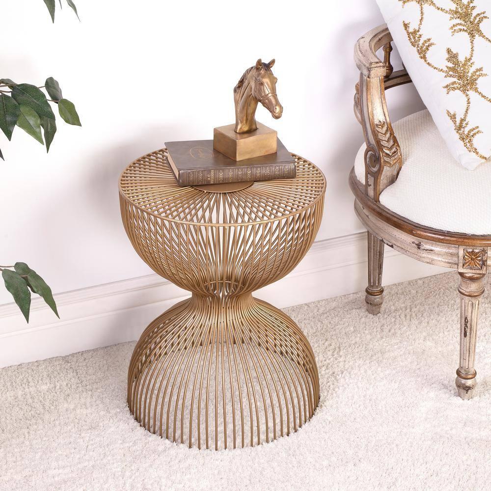 Butler Specialty Nicholas Gold Metal End Table