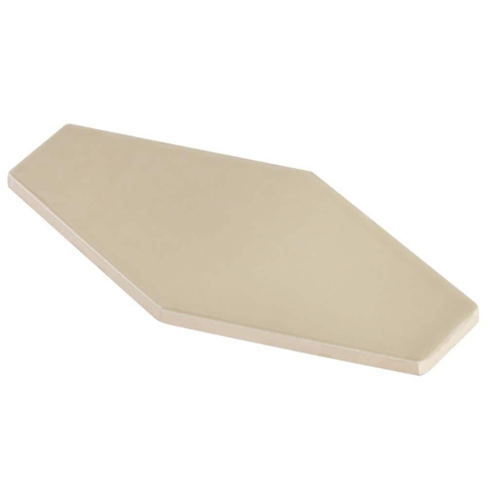 Midland Hexagon 4" x 8" Ceramic Subway Wall Tile (5.38 sq. ft. / box)