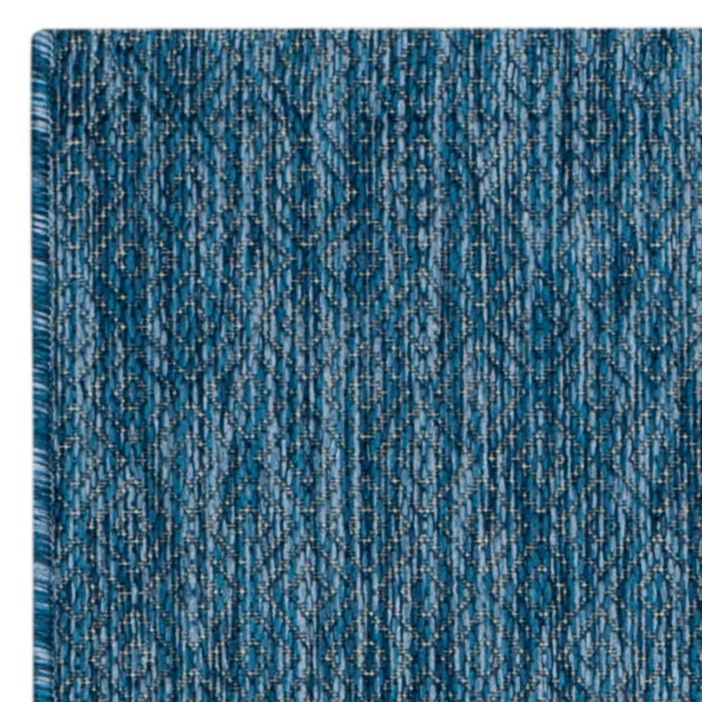 Courtyard CY8520 Power Loomed Indoor and Outdoor Runner Rug - Navy/Navy - 2'3"x12' - Safavieh