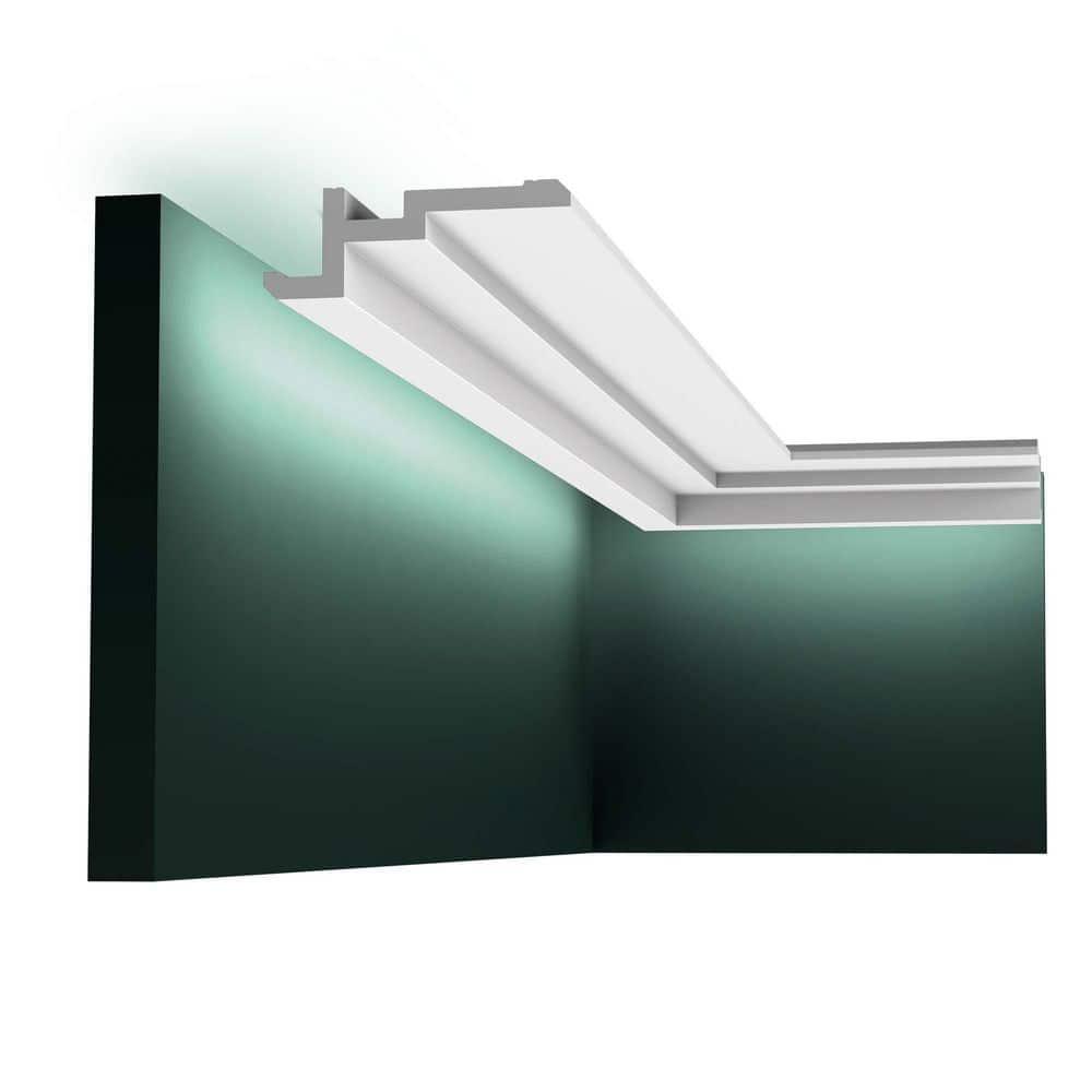 1-5/8 in x 4-1/2 in x 78-3/4 in Primed White Plain Polystyrene Crown Moulding (Set of 12)