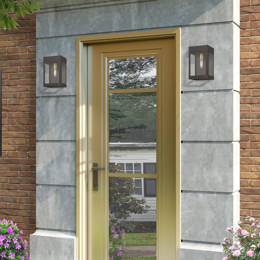 Livex Lighting Barrett 1 - Light Wall Light in  Bronze/Antique Brass